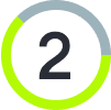An icon showing the number 2 in a circle
